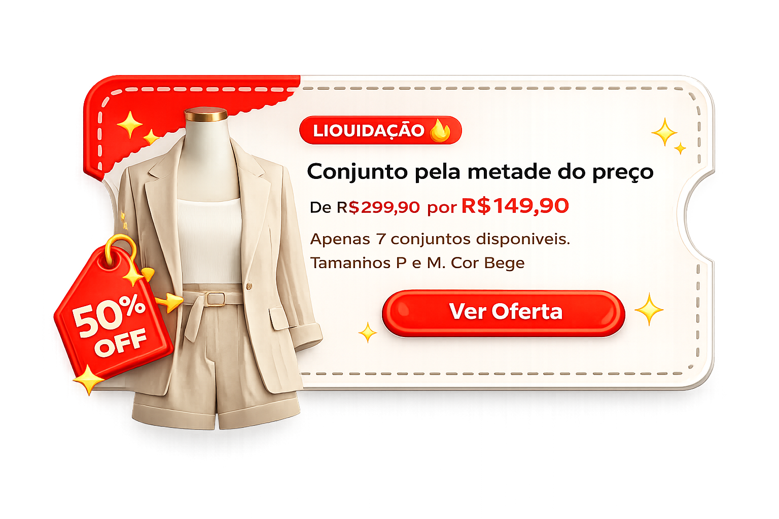 Exemplo de campanha: Produtos